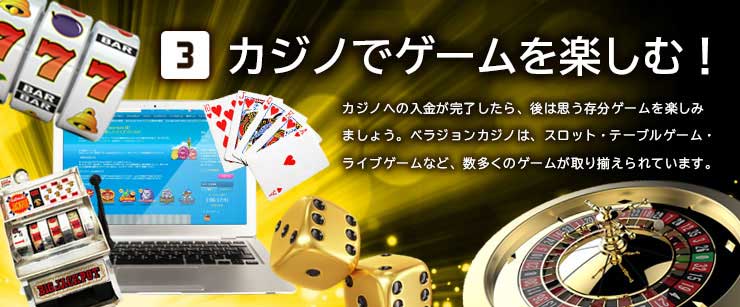 カジノでゲームを楽しむ!イメージ画像