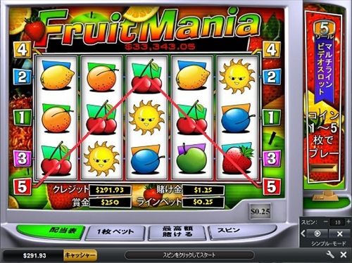 Fruite Maniaジャックポット画面か？