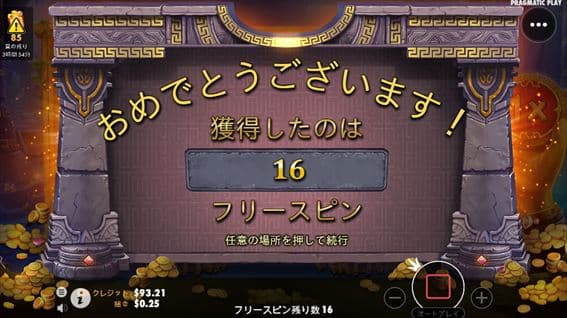 16フリースピン