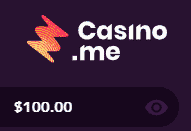 $100をチャージ