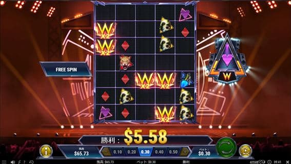 ドロワイは連鎖が続くと1つ下に落ちていく