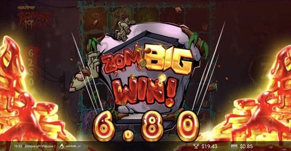 $6.8のZOMBIG WIN