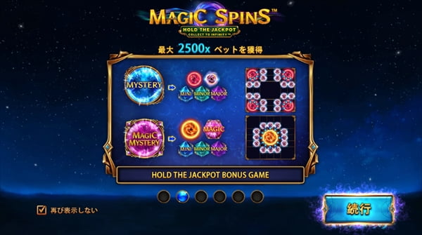 MAGIC SPINS HOLD THE JACKPOT