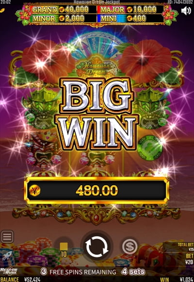 最強絵柄のBIG WIN