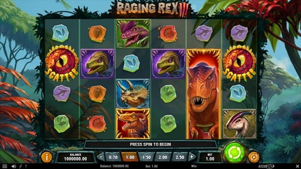 RAGING　REX3のプレイ画面