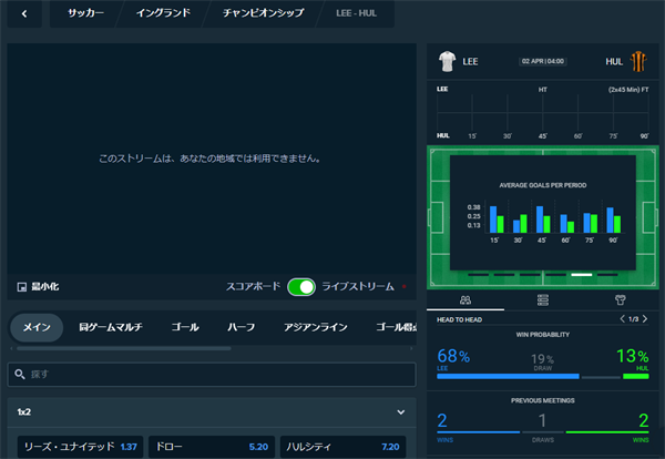 リーズ・ユナイテッドの試合