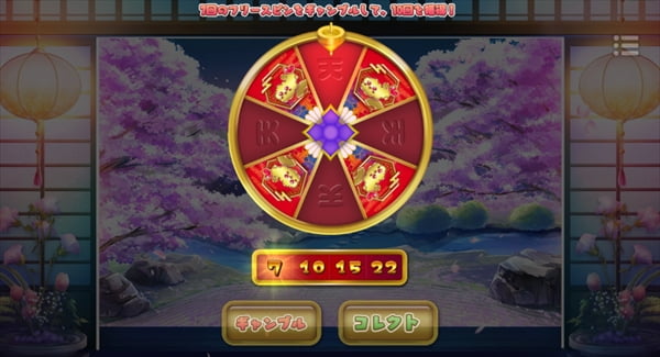 ボーナスが当たるが