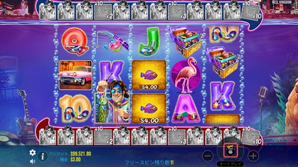 上と下に別々の漁師収集ゲージ