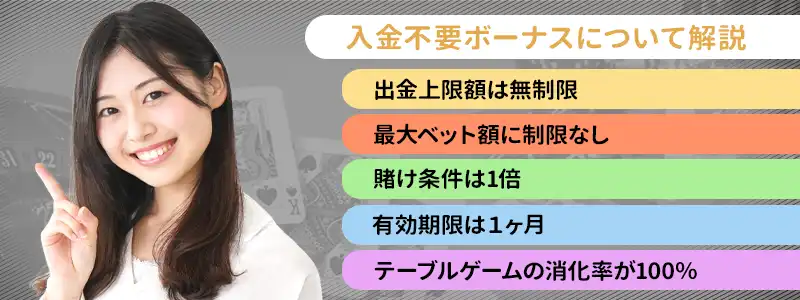 エルドアカジノの入金不要ボーナスとは