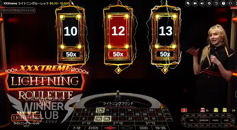 Xxxtreme Lightning Roulette