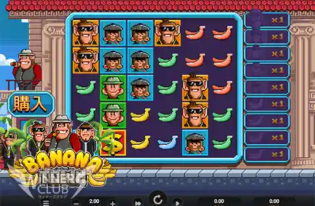 レトロな絵柄が可愛い爆裂機『BANANA TOWN』