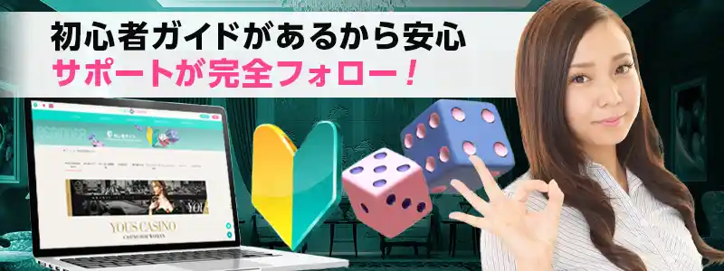 充実した初心者ガイドで安心してプレイができる
