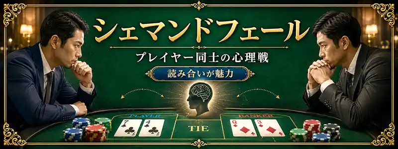 プレイヤー同士が心理戦を繰り広げるシェマンドフェール