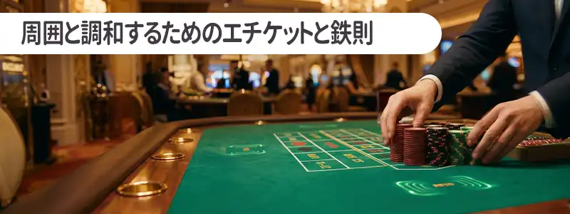 現場の規律：周囲と調和するためのエチケットと鉄則