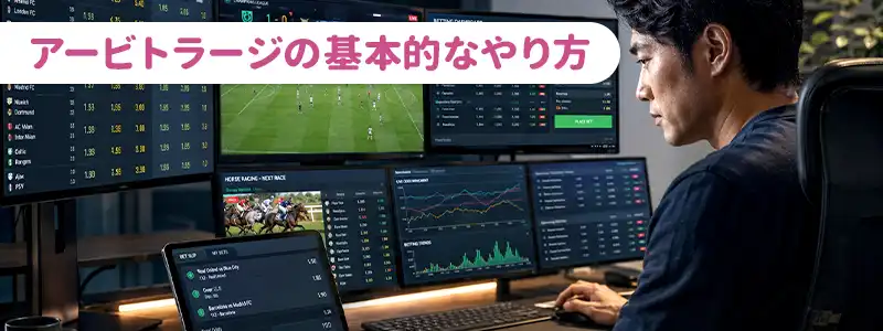 【実践編】ブックメーカーアービトラージの具体的なやり方