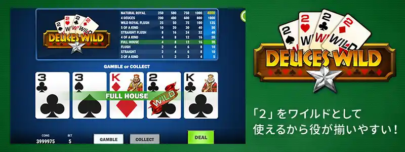 デュースワイルド(DEUCES WILD)