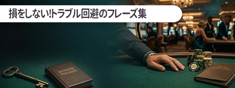 損をしないための防衛英語!トラブル回避のフレーズ集
