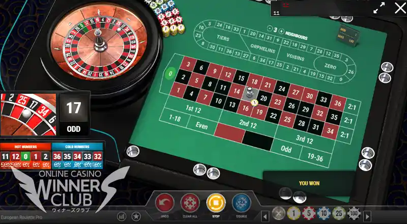 European Roulette Pro／ヨーロピアンルーレット・プロ