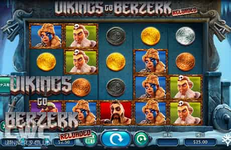 ギャンブル機能を搭載したビデオスロット『Vikings Go Berzerk Reloaded』