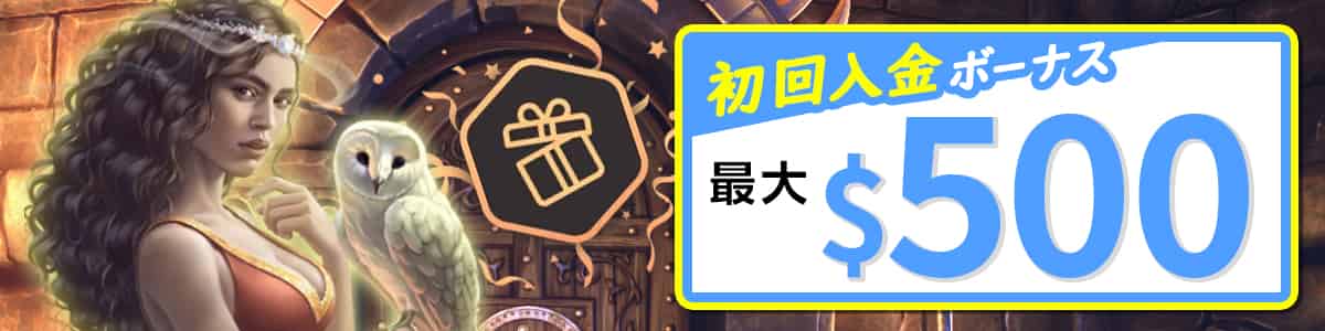 ナショナルカジノの初回入金ウェルカムボーナス