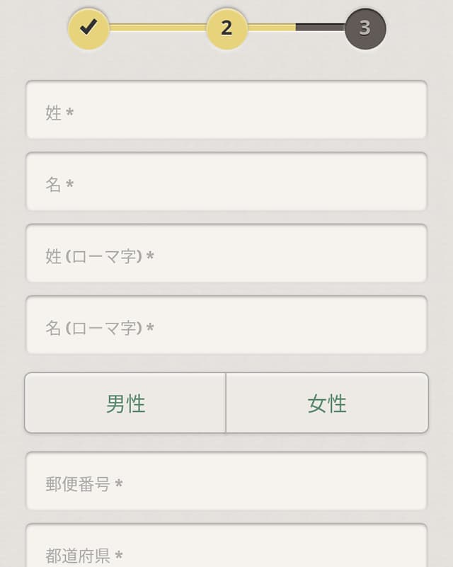 チェリーカジノ登録画面2