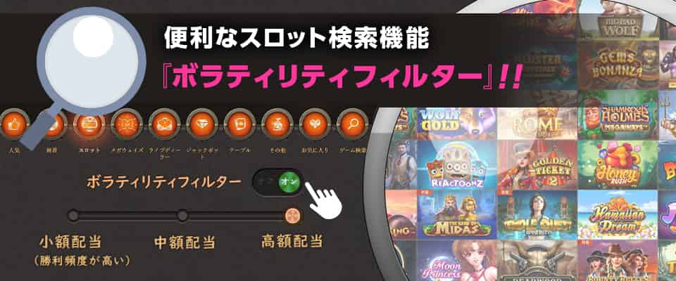 ボラリティフィルタを搭載