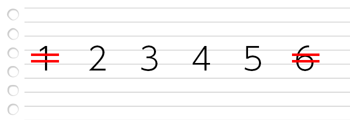 今ある数列の両端から1個の数字を消す